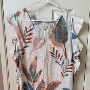 White/Floral Mini Dress